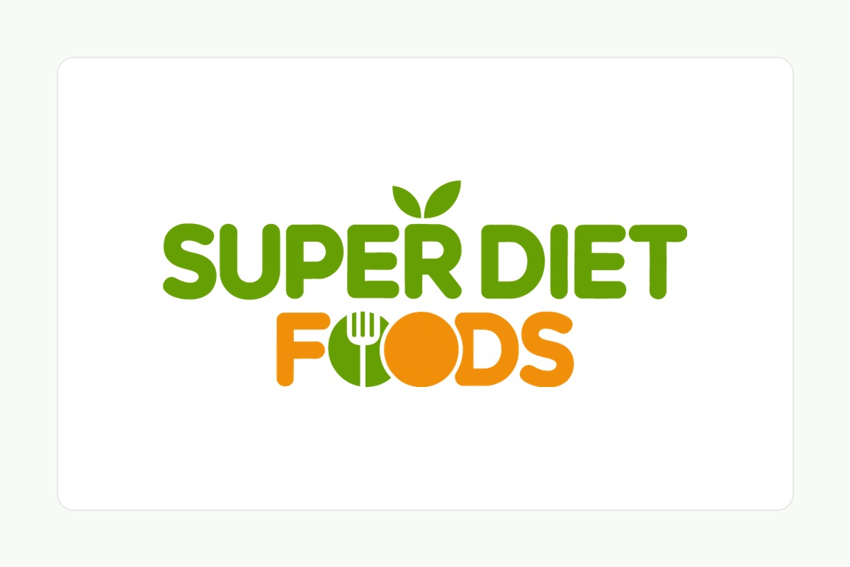 Super Diet Foods - Organic Nutrition & Wellness Brand Mark