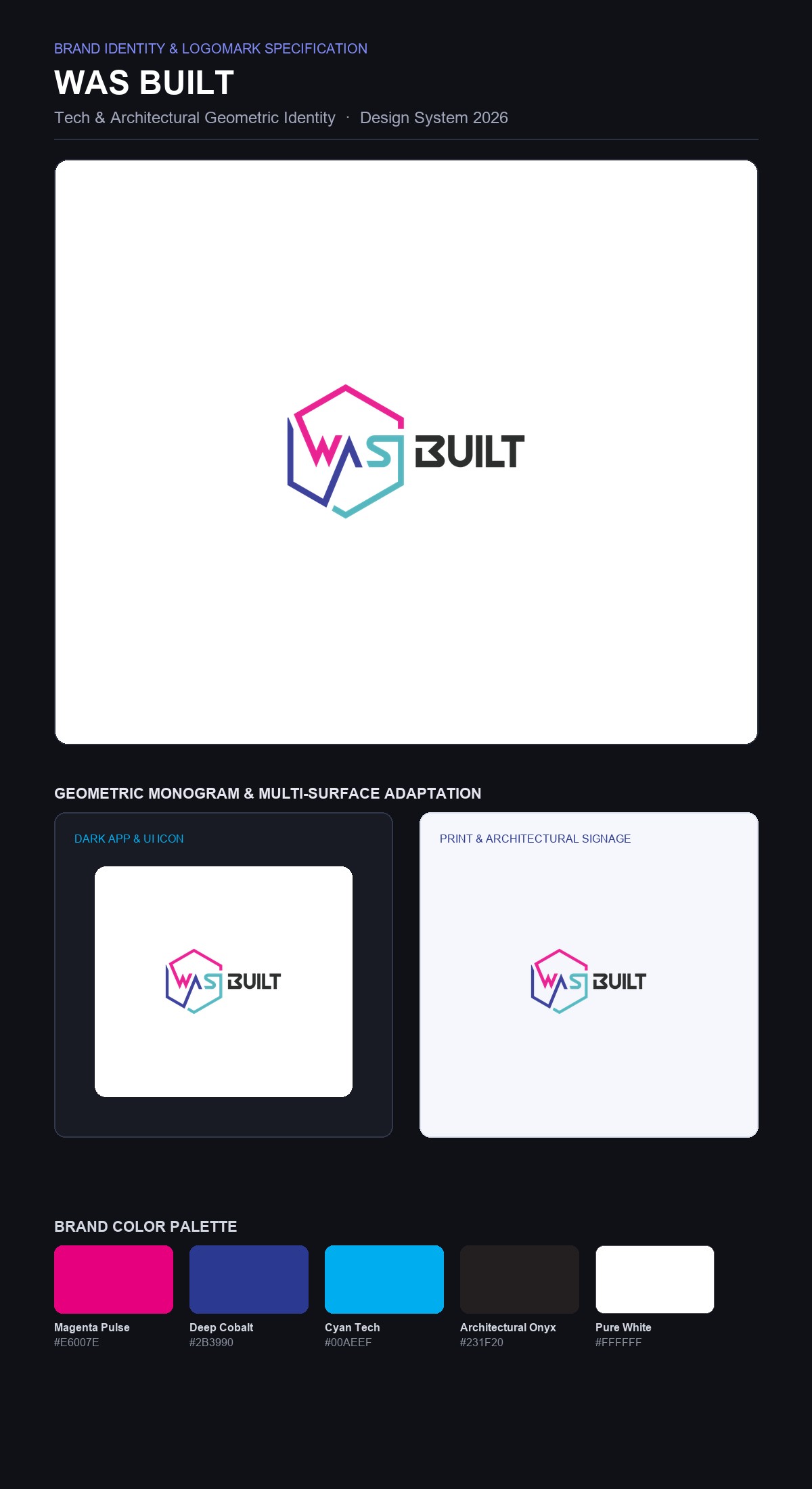 Was Built - Brand System & Monogram Specification