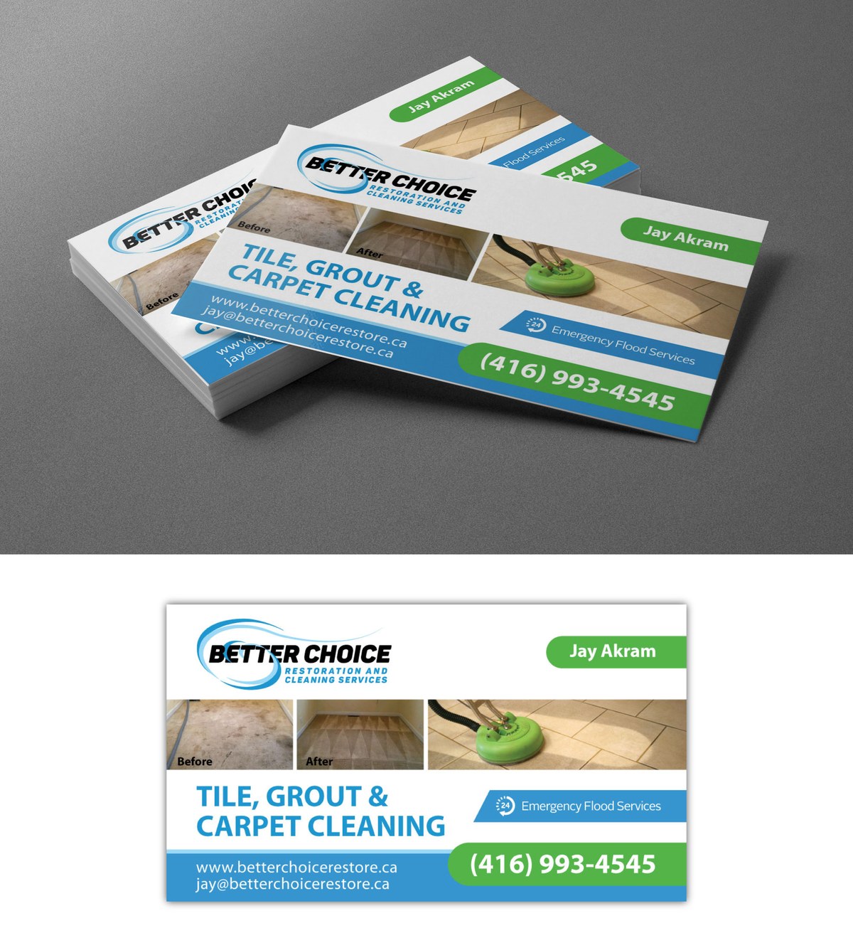 Better Choice Restoration - Visiting Card Full Specification