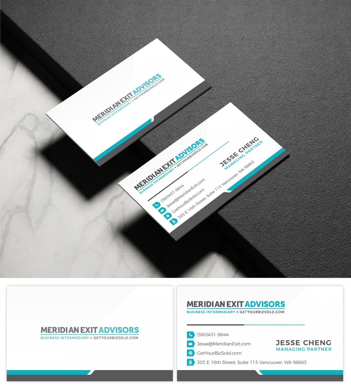 Meridian Exit Advisors - Visiting Card Full Specification