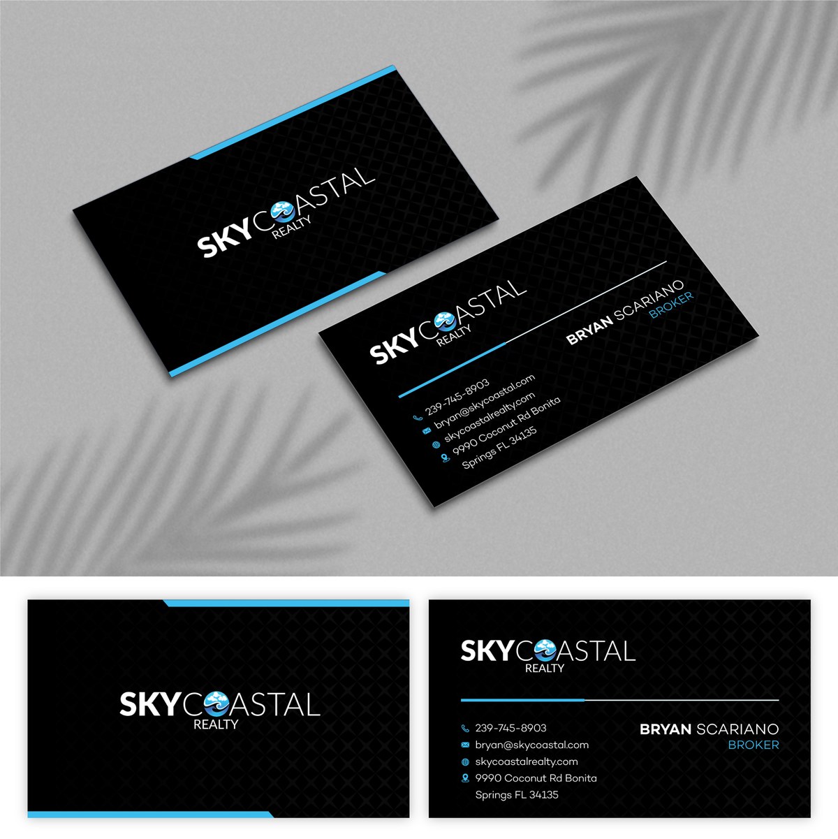 Sky Coastal Realty - Visiting Card Full Specification
